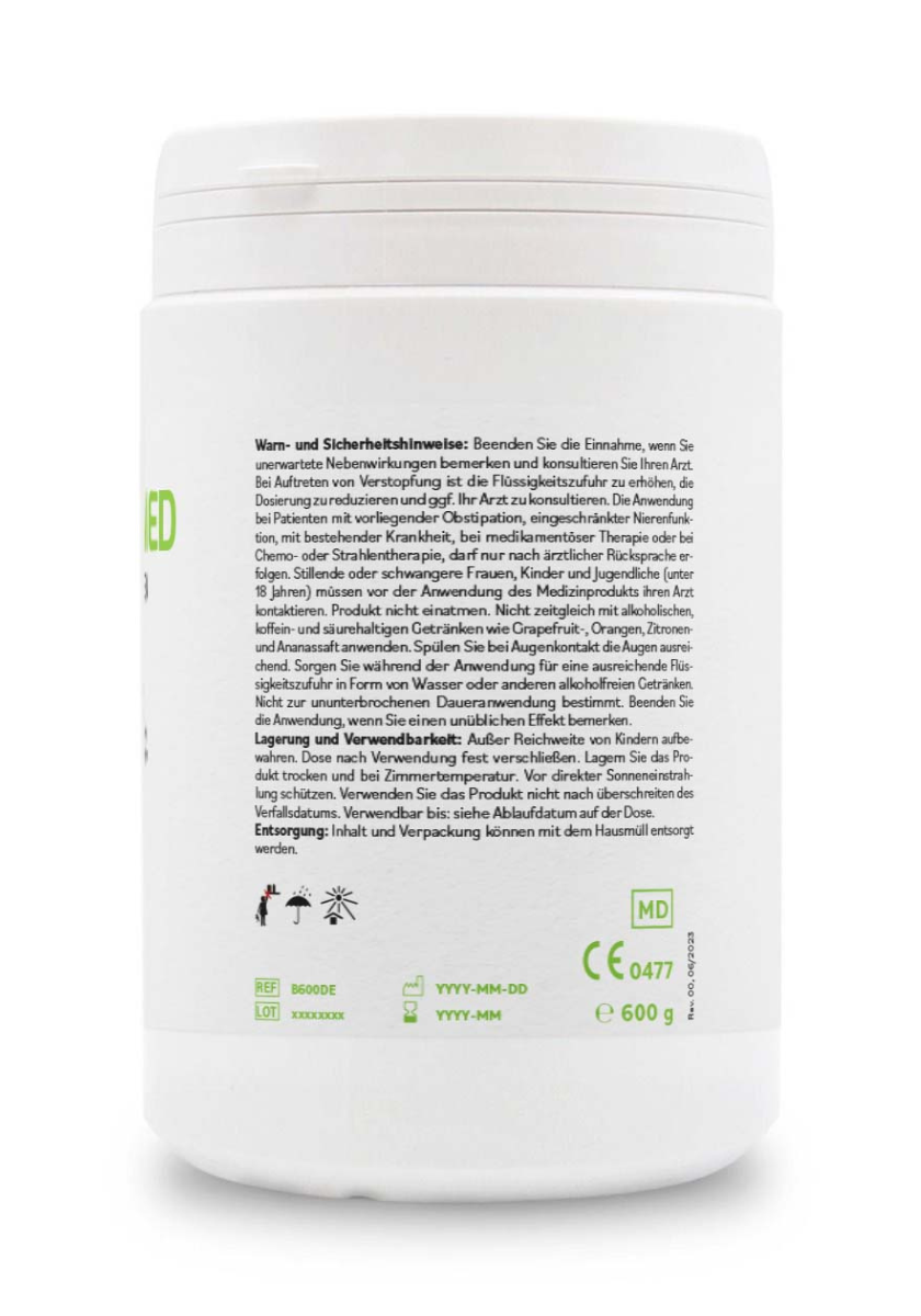 BentonitMED Detox-Pulver 600g, Medizinprodukt mit CE-Zertifikat