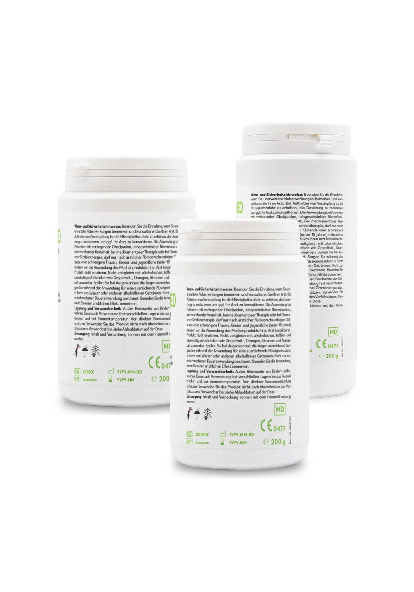 Probier-Set Detox-PULVER 600g, Medizinprodukte mit CE-Zertifikat