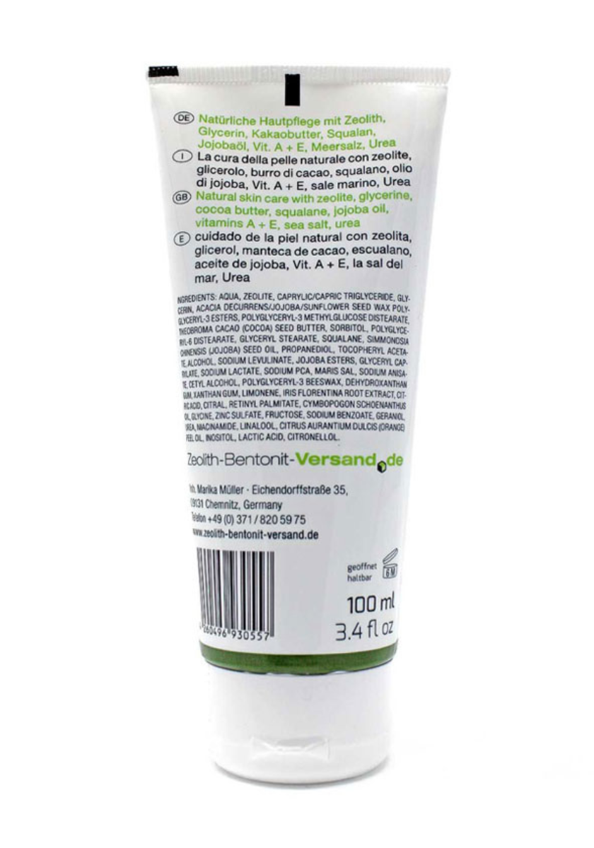 Zeolite crema idratante per pelle secca 100ml