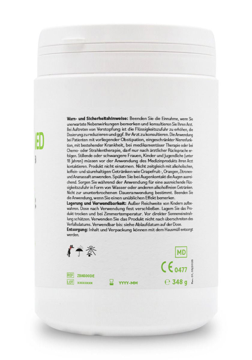 ZeoBentMED 600 cápsulas de desintoxicación, producto sanitario con certificado CE