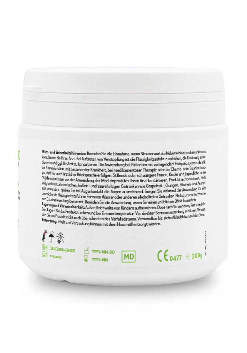 ZeoBentMED Detox-Pulver ultrafein 200g, Bio360, Medizinprodukt mit CE-Zertifikat
