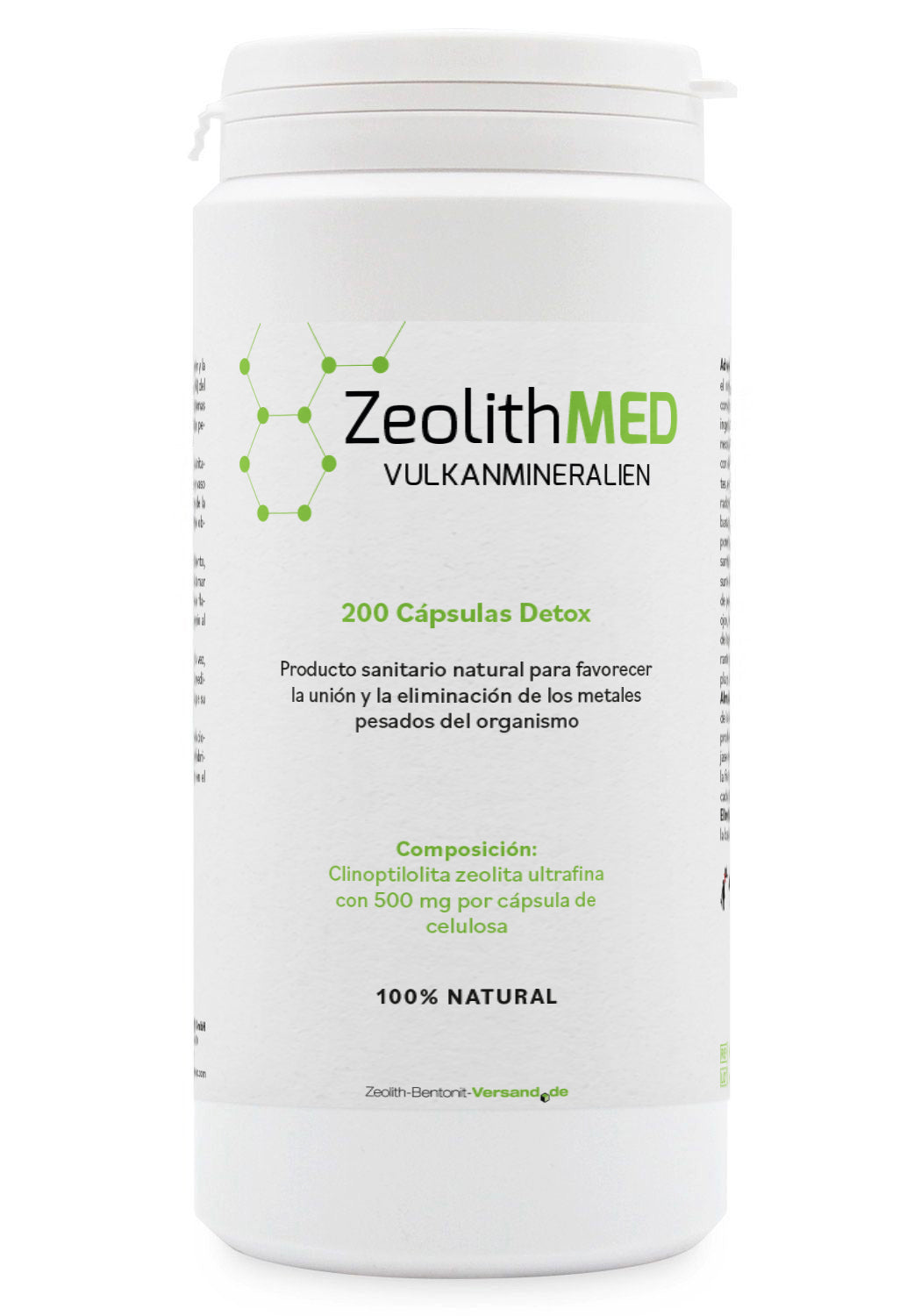 ZeolithMED 200 detox capsules, medical device with CE certificate