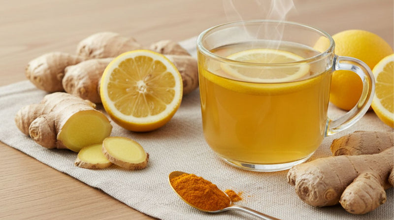 Ingwer-Zitronen-Tee mit Kurkuma