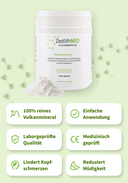 ZeolithMED polvere detox 400g, dispositivo medico con certificato CE