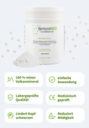 BentonitMED polvere detox 400g, dispositivo medico con certificato CE