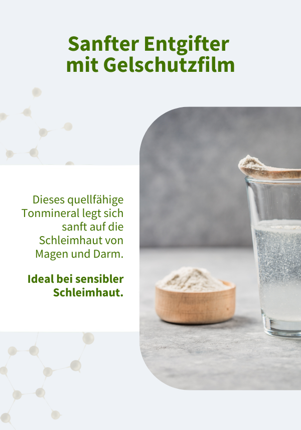 BentonitMED Detox-Pulver 600g, Medizinprodukt mit CE-Zertifikat