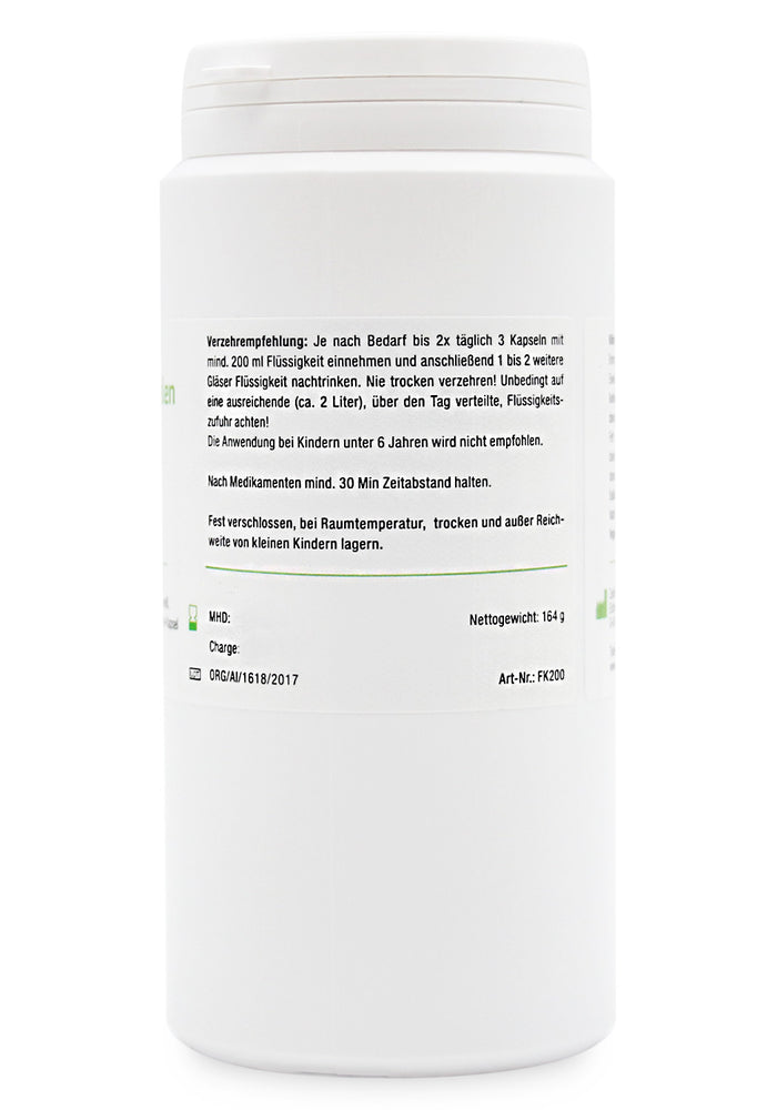 Rückseite der Verpackung mit Pflichtangaben