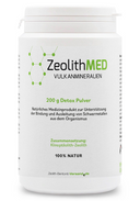 ZeolithMED polvere detox 200g, dispositivo medico con certificato CE