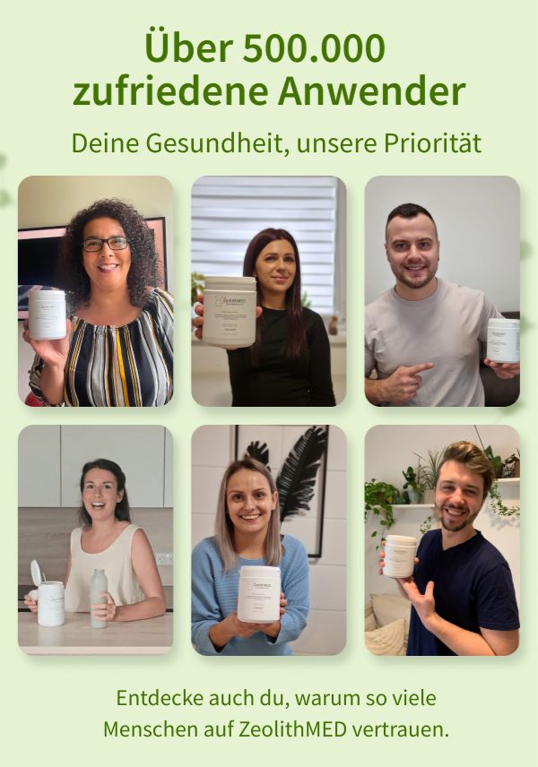 ZeolithMED Detox-Pulver 200g, Medizinprodukt mit CE-Zertifikat