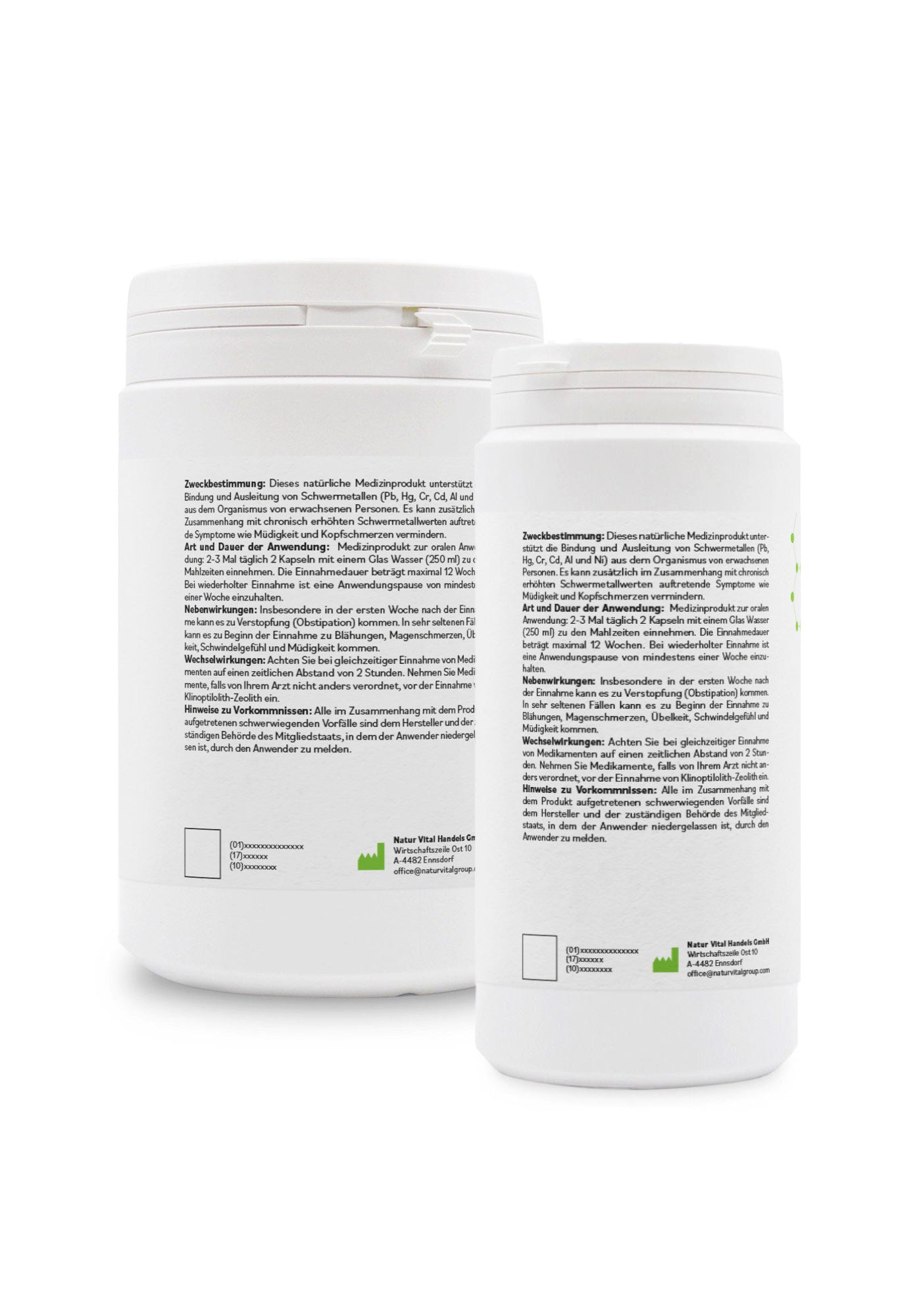 ZeolithMED 200 + 600 capsule detox in Pacchetto economico, prodotti medicali con certificato CE