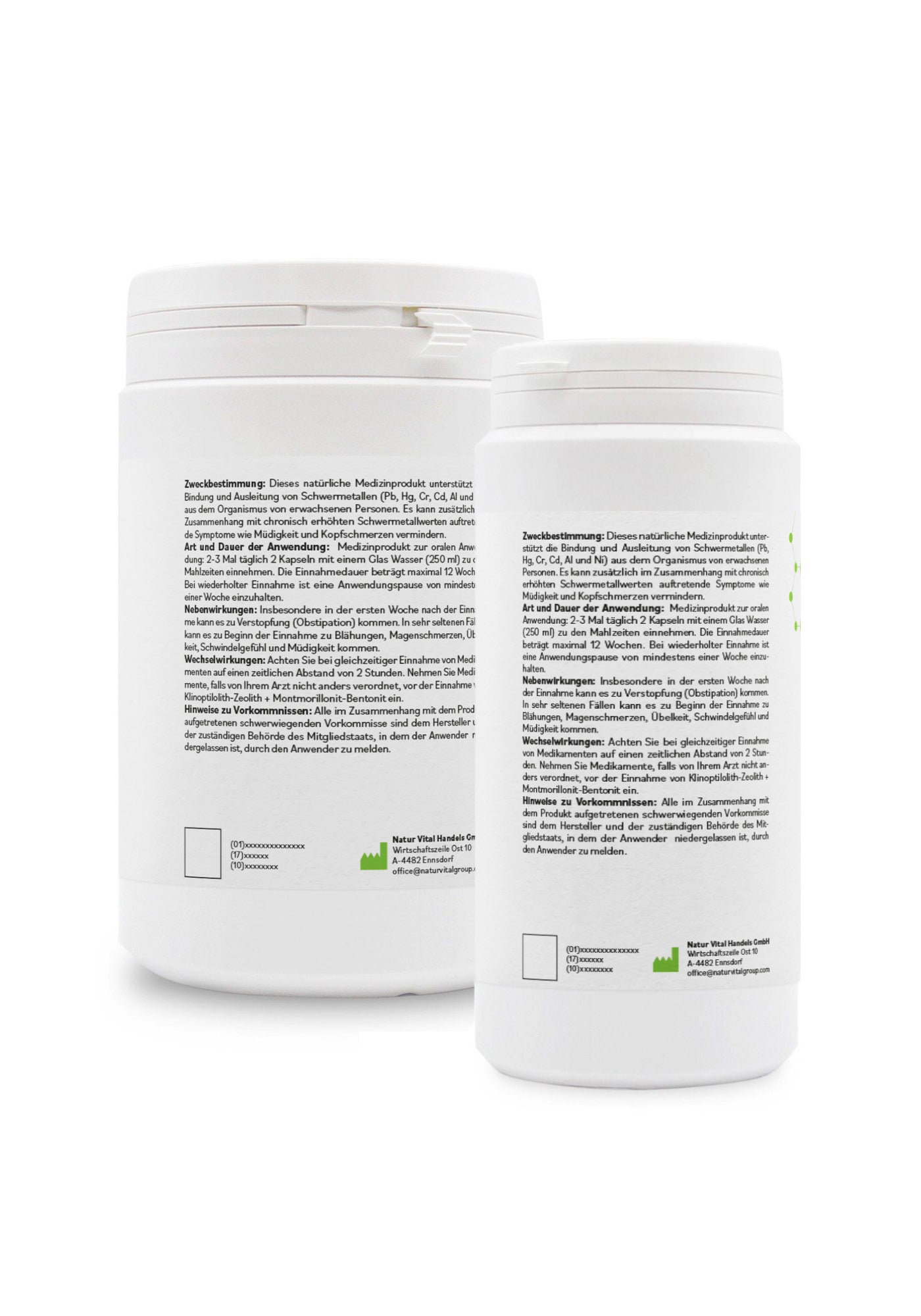 ZeoBentMED 200 + 600 capsule detox in Pacchetto economico, dispositivo medico con certificato CE