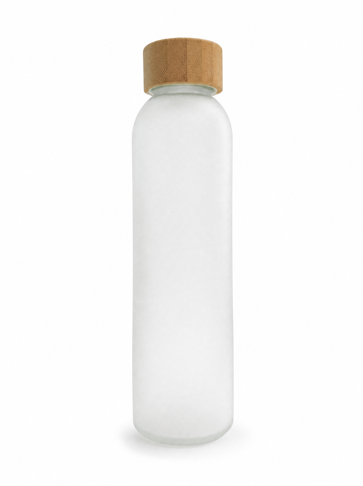500ml glass drinking bottle (white/transparent)
