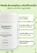 ZeolithMED detox en polvo 400g, producto sanitario con certificado CE