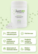 ZeolithMED detox en polvo 650g, producto sanitario con certificado CE