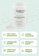 ZeoBentMED polvere detox 200g, dispositivo medico con certificato CE