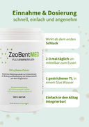 ZeoBentMED polvere detox 200g, dispositivo medico con certificato CE
