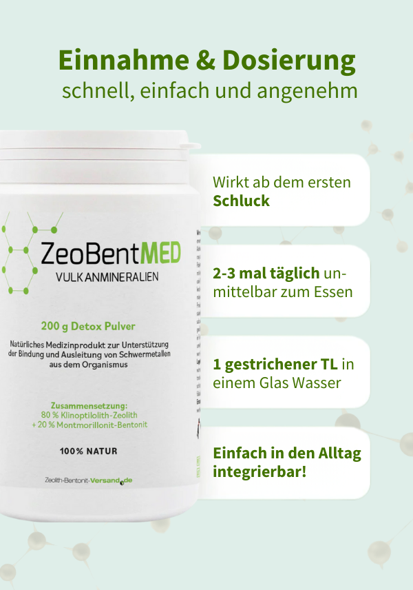 ZeoBentMED polvere detox 200g, dispositivo medico con certificato CE
