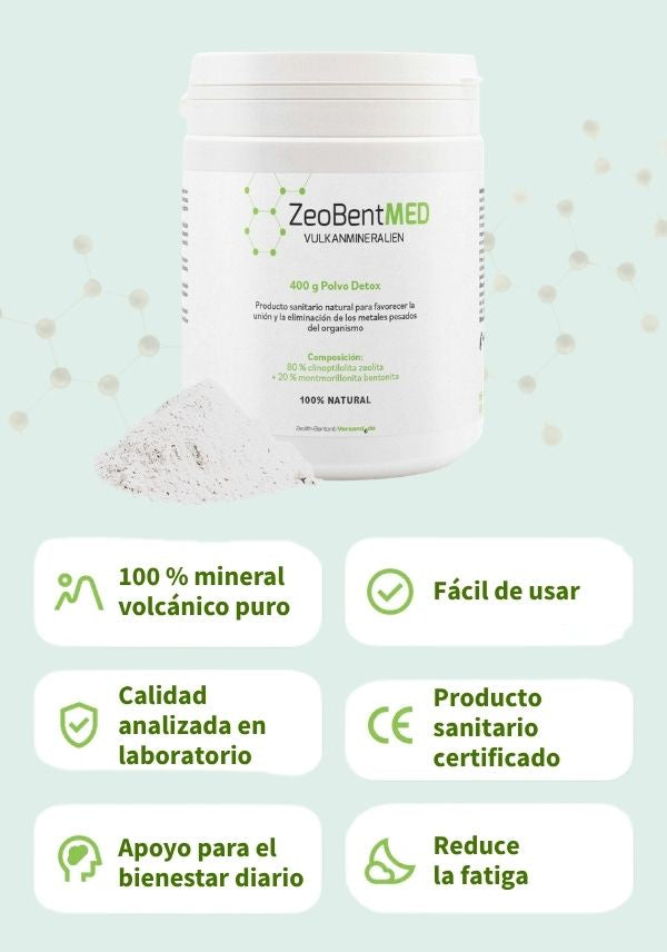 ZeoBentMED detox powder 400g, medical device with CE certificate