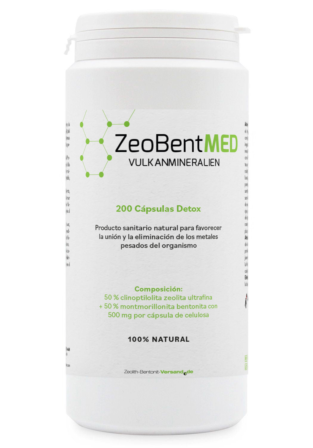 ZeoBentMED 200 detox capsules, medical device with CE certificate