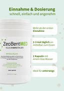 ZeoBentMED 600 capsule detox, dispositivo medico con certificato CE