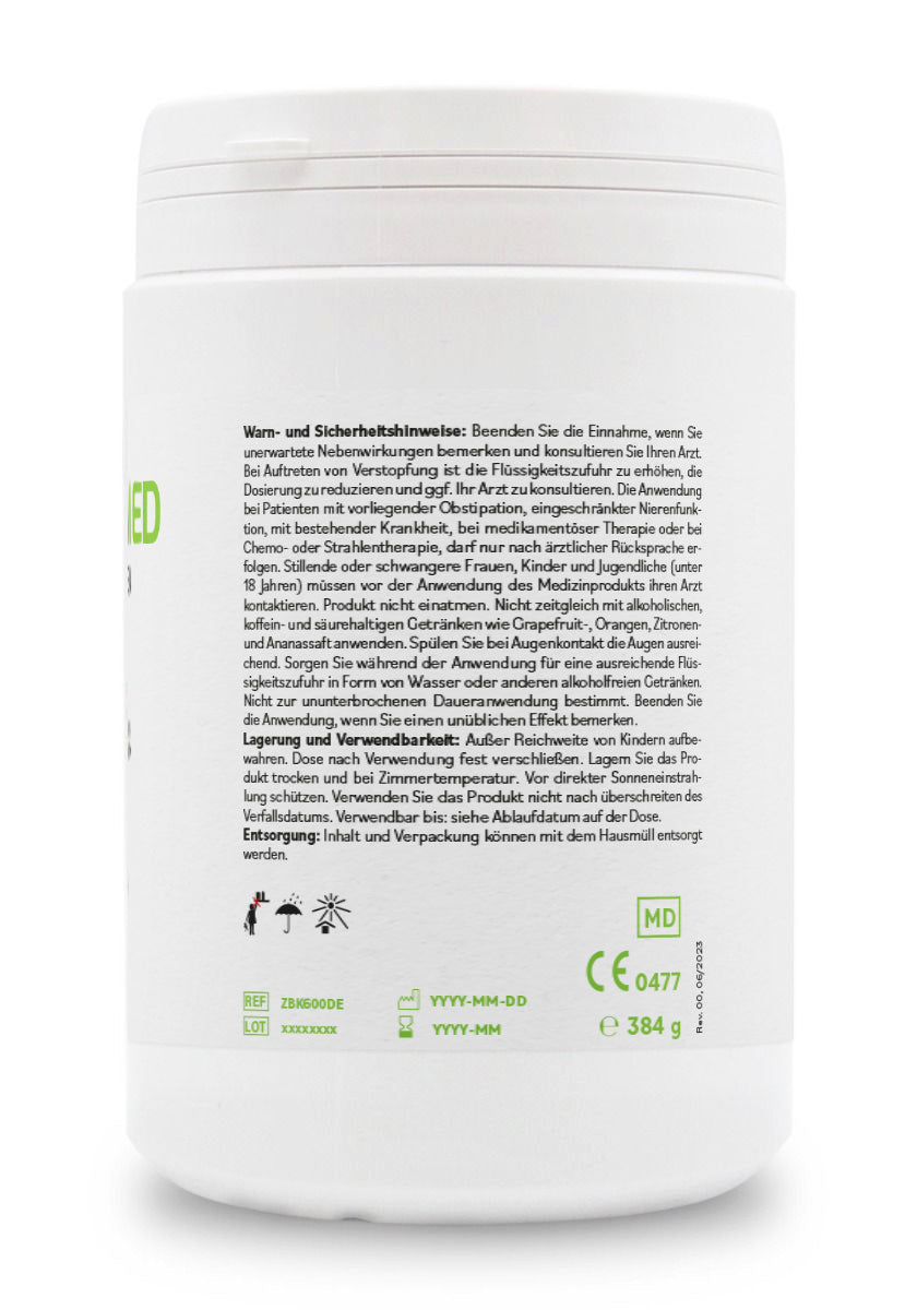 ZeoBentMED 600 cápsulas de desintoxicación, producto sanitario con certificado CE