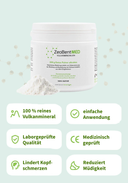 ZeoBentMED polvere detox ultrafine 200 g, dispositivo medico con certificato CE