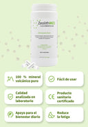 ZeolithMED 200 cápsulas de desintoxicación, producto sanitario con certificado CE