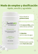 ZeolithMED 200 cápsulas de desintoxicación, producto sanitario con certificado CE