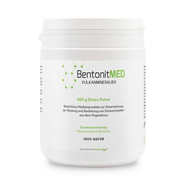 BentonitMED polvo detox 400g, producto sanitario con certificado CE