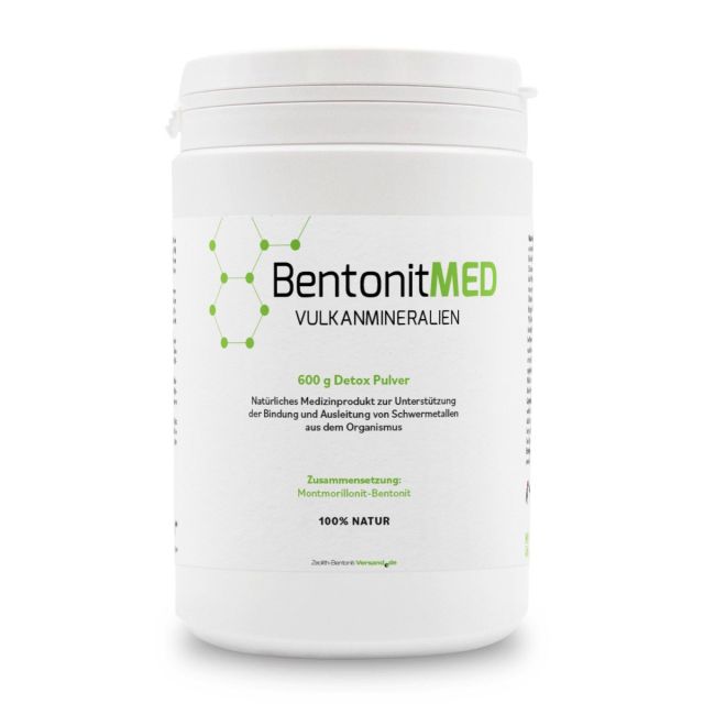 BentonitMED polvo detox 600g, producto sanitario con certificado CE