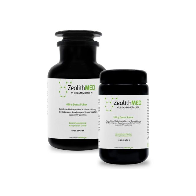 ZeolithMED detox polvo 650 + 200g en un Pack económico, productos médicos con certificado CE