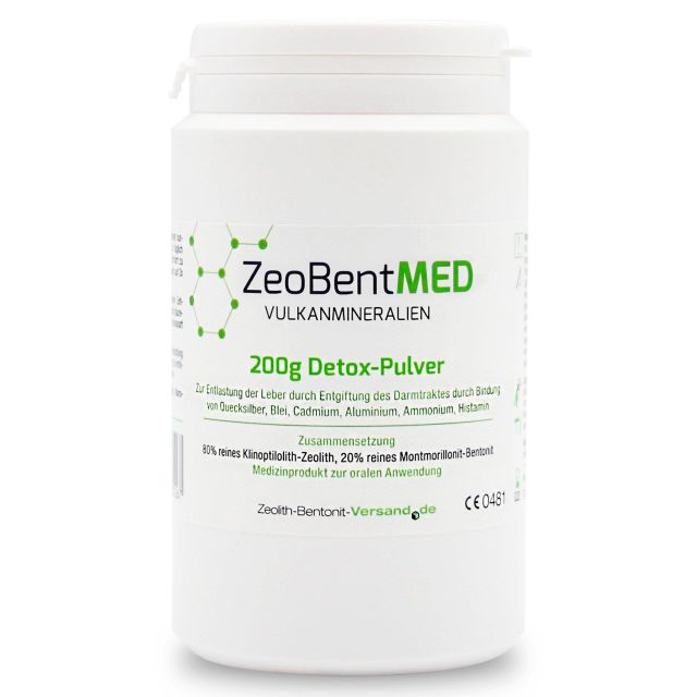 ZeoBentMED 200g Polvos desintoxicantes, Producto sanitario