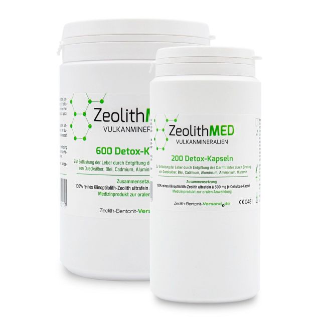 Zeolita MED 800 Cápsulas en un pack de ahorro, Producto sanitario