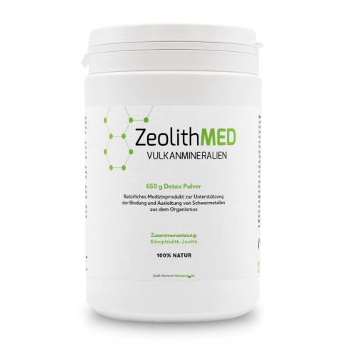 ZeolithMED detox polvo 650g, producto sanitario con certificado CE